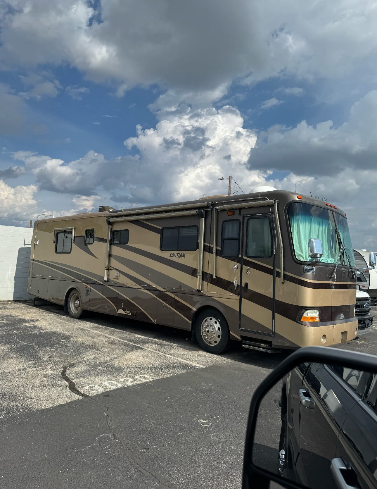 Class A diesel motorhome purchased in Texas