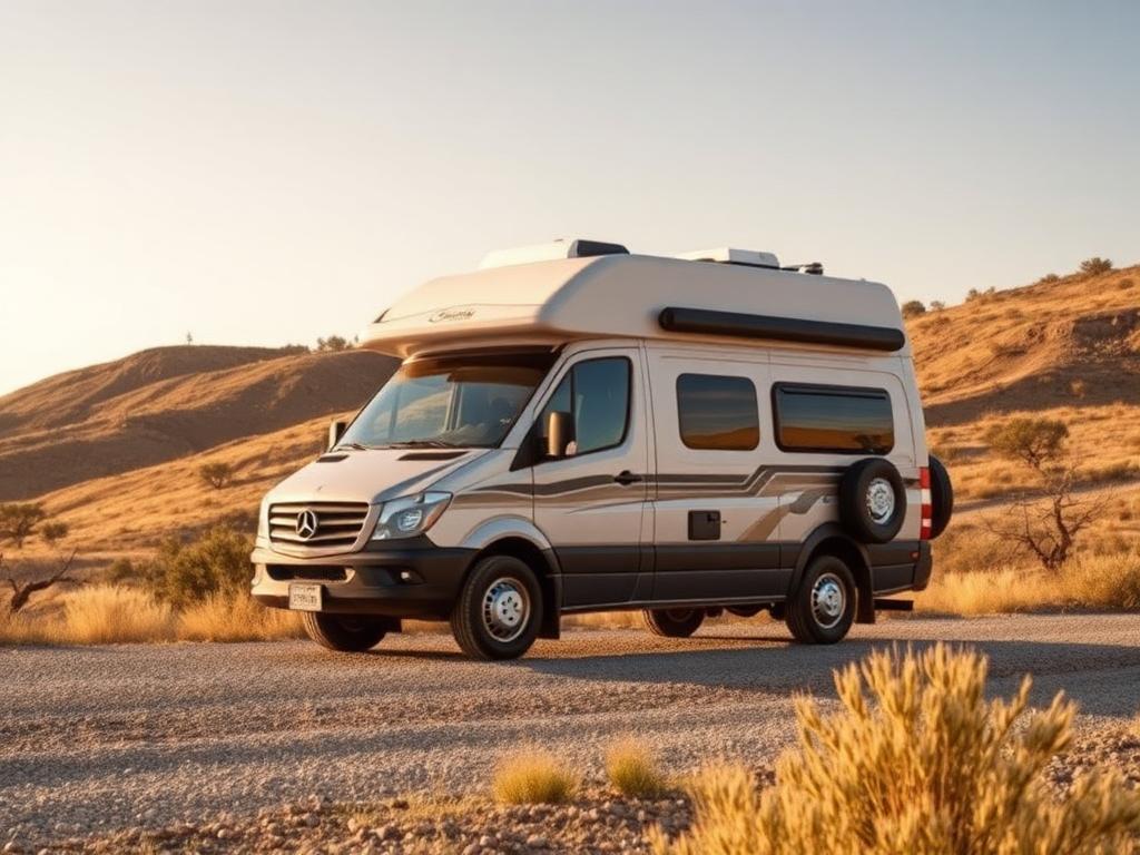 Class B camper van motorhome